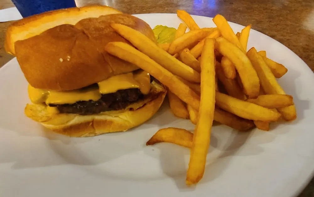 Bacon Cheeseburger with Fries